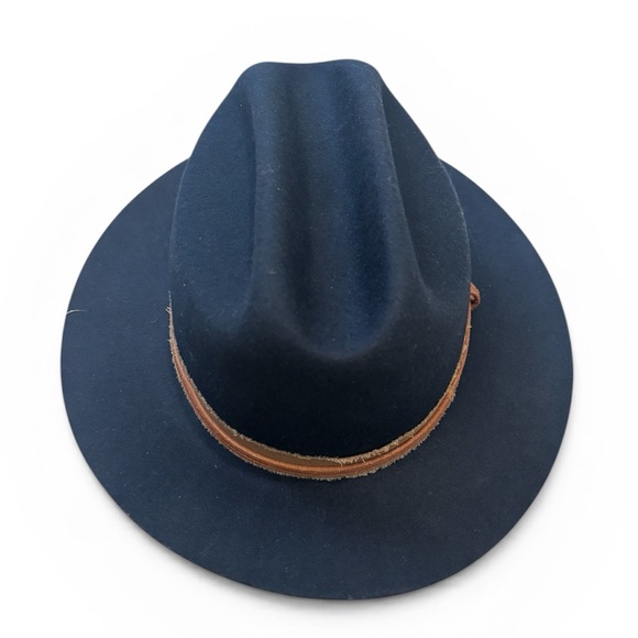 FRYE Cattleman\'s Crease Fedora Navy Blue main image 8